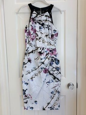 karen millen black and white lace dress Cream KarenMillen Lace Textured Scoop Neck Maxi Dress